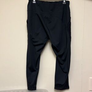 Ruby Ribbon, XL, black leggings, ankle length